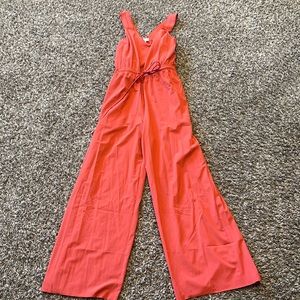 Savahnna jumpsuit in currant red color